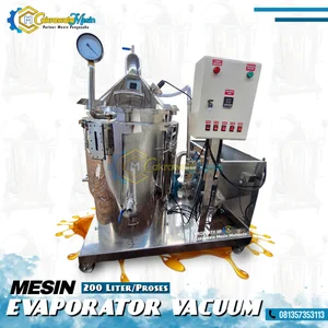 Mesin Evaporator Vacuum Kapasitas 200 Liter/Proses