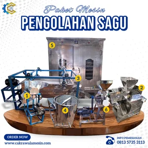 Paket Komplit Mesin Pengolahan Sagu