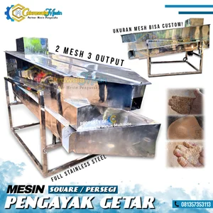 Mesin Pengayak Getar Model Persegi / Square Vibrating Screen