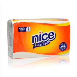 Tisu Wajah Kering Nice 180 Sheet