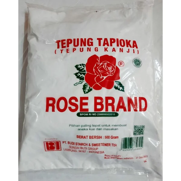 Tepung Tapioka Rose Brand 500 gr