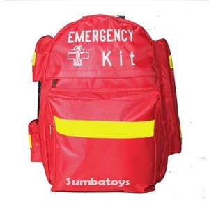 Red Emergency Kit Tools First aid kit bag