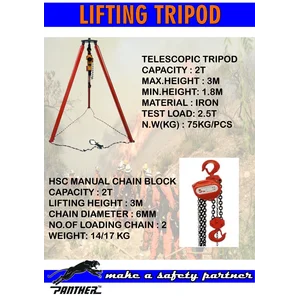 Tripod  2 Ton angkat barang 