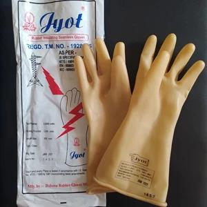 Insulating Gloves Sarung Tangan Listrik 5 kv 5000 Volt Jyot
