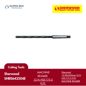 Sherwood SHR0642504E 10.00x203mm O/A HSS T/S S P/FL MACHINE REAMER