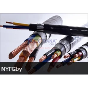 Lapis Baja PVC Insulated Kabel Tembaga Nyfgby