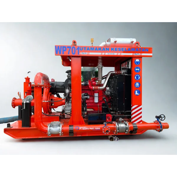 Pompa Air ukuran 10x8 Inch Kapasitas max 900 m3/jam untuk tambang dan industri Merk Quta by PT Quarta Prati Yudha