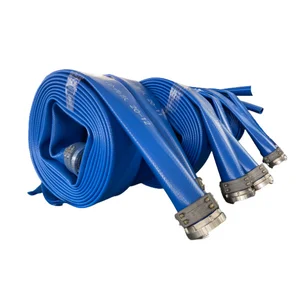 PU Layflat Hose 8" x 100 Meter Pressure 20 BAR Merk Quta Selang Buang for Discharge