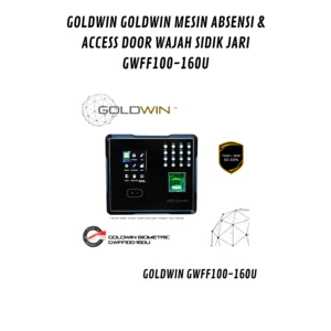 GOLDWIN MESIN ABSENSI & ACCESS DOOR WAJAH SIDIK JARI GWFF100-160U/Biometric Attendance System