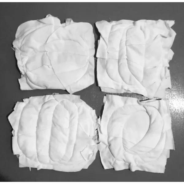 Kain Majun Tumpuk Putih Polos Bahan Cotton Perkilo