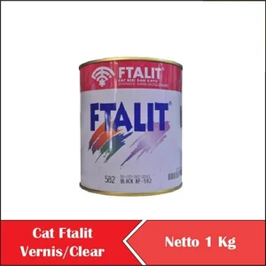 CAT BESI KAYU FTALIT KANSAI 1 KG CLEAR GLOSS