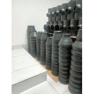 Reducer concentric carbon steel 6" x 4" sch 40 A234 WPB Seamless