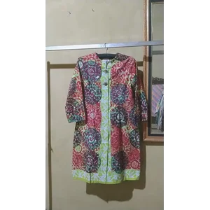 Baju Batik Tunik Trikot Bahan Katun All Size Model A