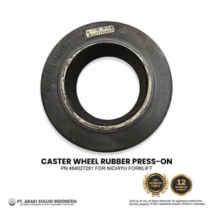 ARAKI FORKLIFT - CASTER WHEEL RUBBER PRESS-ON