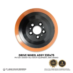 ARAKI FORKLIFT - DRIVE WHEEL ASSY 230x75