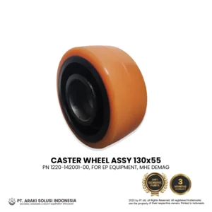 ARAKI FORKLIFT - CASTER WHEEL ASSY 130x55