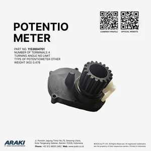 Sparepart Forklift Potensiometer 1153604701 4 Terminal Sudut Putar Tanpa Batas Berat 0.478 kg