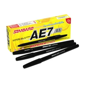 Alat Tulis Lainnya - Pulpen Standar AE7 Hitam - FNR 0120