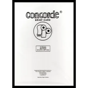 Kertas HVS A4 Concord 160 gr isi 10 lembar putih