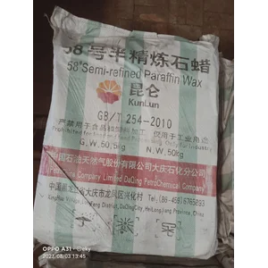 Semi Refined Paraffin Wax Ex China