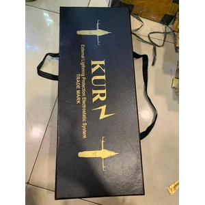 Penangkal petir 150 meter radius KURN Box hitam