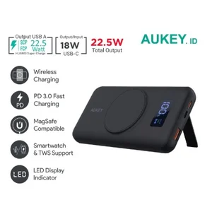Aukey Powerbank PB-WL02I Wireless Charging MagSafe 10000mAh with PD&QC