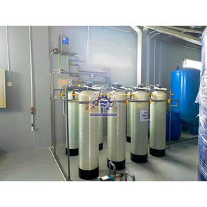 Mesin Air Demineral Demin Aquades 2 Line Kapasitas 1m3 liter perjam