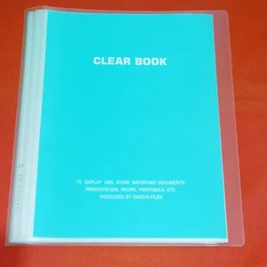 Clear holder Daichi ukuran A4 40 lembar 
