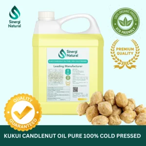 5 KG Produksi Skala Besar Kemiri/Kukui Oil Pure 100% Cold Pressed