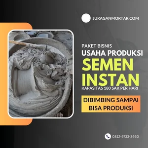 Pengusaha Bata Hebel / Bata Ringan wajib Punya Mesin Mortar Mini ini Modal 100Jt-an Bisa Jadi Juragan Mortar