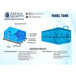 PANEL TANK FIBERGLASS ERTIGA JAYA MAKMUR alat konstruksi lainnya 