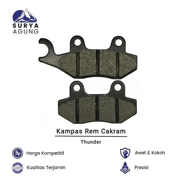 Kampas rem cakram Thunder /Brakepad Thunder