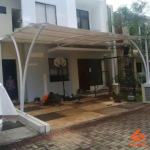 Membrane Canopy Per Meter for Cafe Mosque Garden Parking