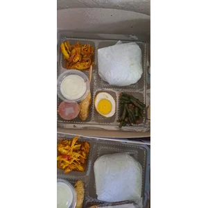 Makanan dalam Kemasan Rapat Dus Box Nasi Campur Bali