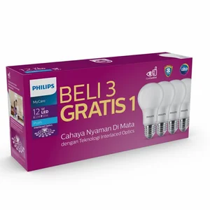LAMPU LED PHILIPS MULTIPACK MYCARE LEDBULB 12W WATT 6500K 