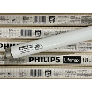 PHILIPS Lampu TL 18W/54 765 LIFEMAX 600mm 18 W 18WATT 18 WATT