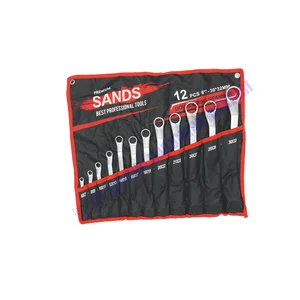 Kunci Ring Set / Dobel Ring 12 pcs Ukuran 6 - 32mm - Tools Merek SANDS 