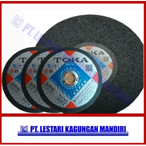 Batu Gerinda / Mata Gerinda Potong / Batu Potong Ukuran 100x2x16mm (4 inch) A24/For Metal Merk TOKA