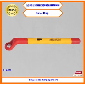 HOLEX Kunci Ring/ Single ended ring spanners fully insulated to VDE