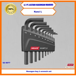 HOLEX Kunci L / Hexagon key L-wrenches 62 6077