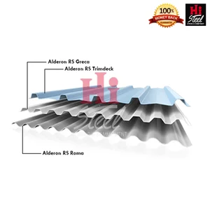 Atap UPVC Alderon RS Greca 1.2mm X 688mm X  3m (Single Layer)