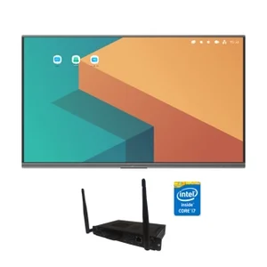 Papan Tulis Digital Interaktif ICE Board 75 Inch 4K UHD-V3 With OPS (8-256 i7) Interactive Flat Panel (IFP) Smartboard
