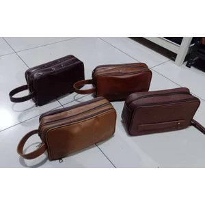 Tas Tangan Pouch Kulit Sintetis