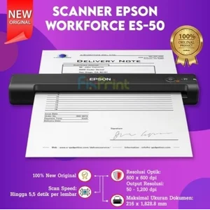 Scanner Epson WorkForce ES-50 Portable Sheetfed Document New