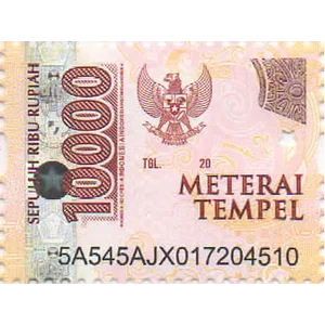 Materai Tempel 10.000 / Meterai 