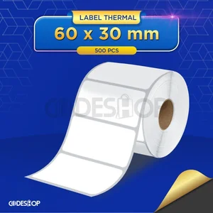 Label Thermal 60x30 500pcs Label Produk