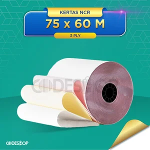 Kertas Kasir 75x60mm 3ply Dot Matrix