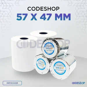Kertas Kasir Thermal Codeshop 57x47mm 