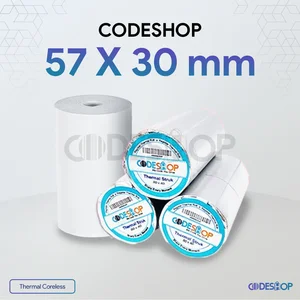 Kertas Kasir Thermal Codeshop 58x30mm