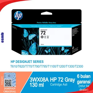 HP 72B GRAY 130 ML (3WX08A C9374A) TINTA PRINTER HP DESIGNJET T790 T795 T1100 T1200 T1300 T2300